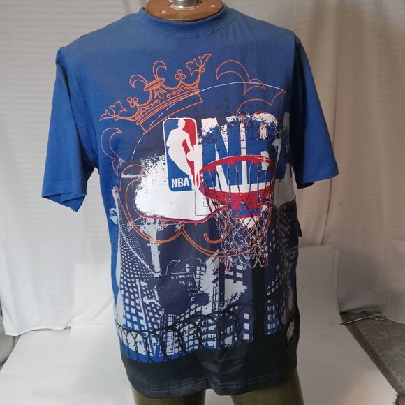 NBA Elevation Men's XL T-Shirt Size XL New w/ Tags Blue Vintage Basketball - Picture 5 of 12